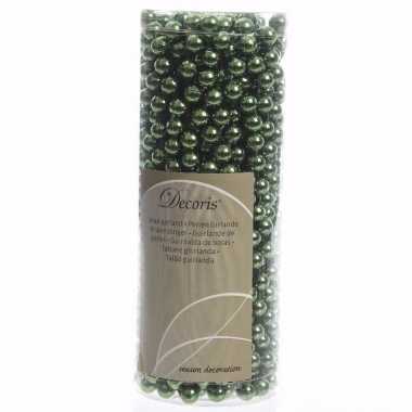 Ambience christmas groene kerstboom versiering kralen slinger